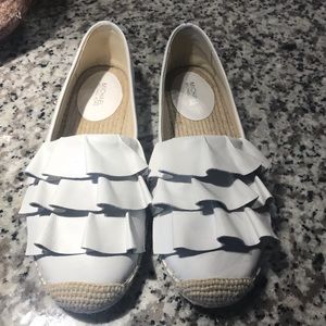 Michael Kors leather espadrille New wo box